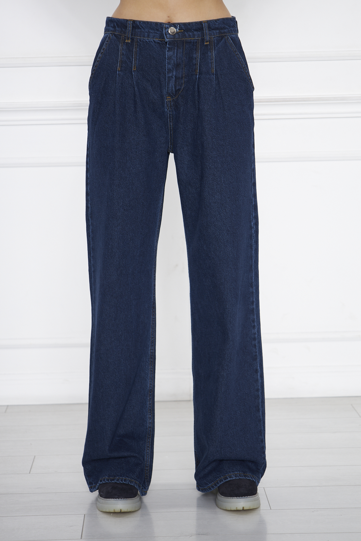 pileli relax fit jeans